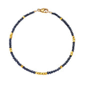 SETHI COUTURE Noir Black Diamond & Gold Bracelet